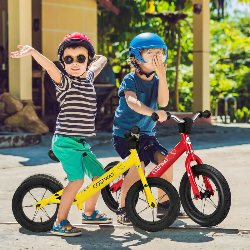 12 Inch Toddler Balance Bike with Height Adjustable Handlebar and Seat by DirectDeals