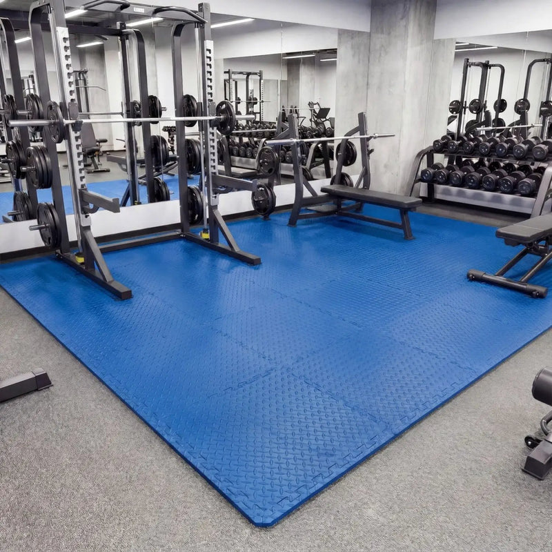Puzzle Exercise Floor Mats 1/2 Inch Thick - 12 Tiles by DirectDeals