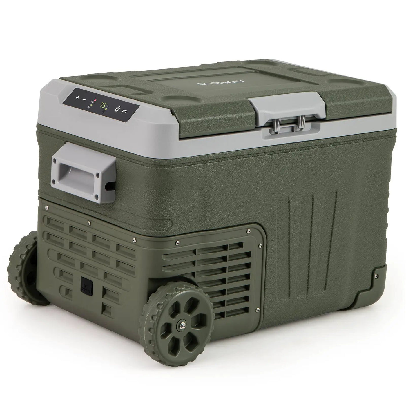 12 Volt Car Refrigerator Portable Car Fridge with Adjustable Range by DirectDeals