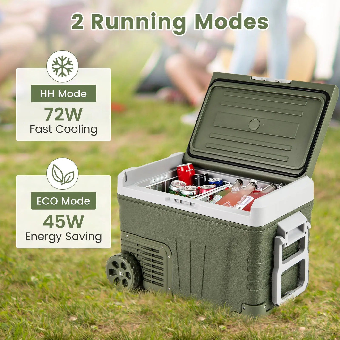 12 Volt Car Refrigerator Portable Car Fridge with Adjustable Range by DirectDeals