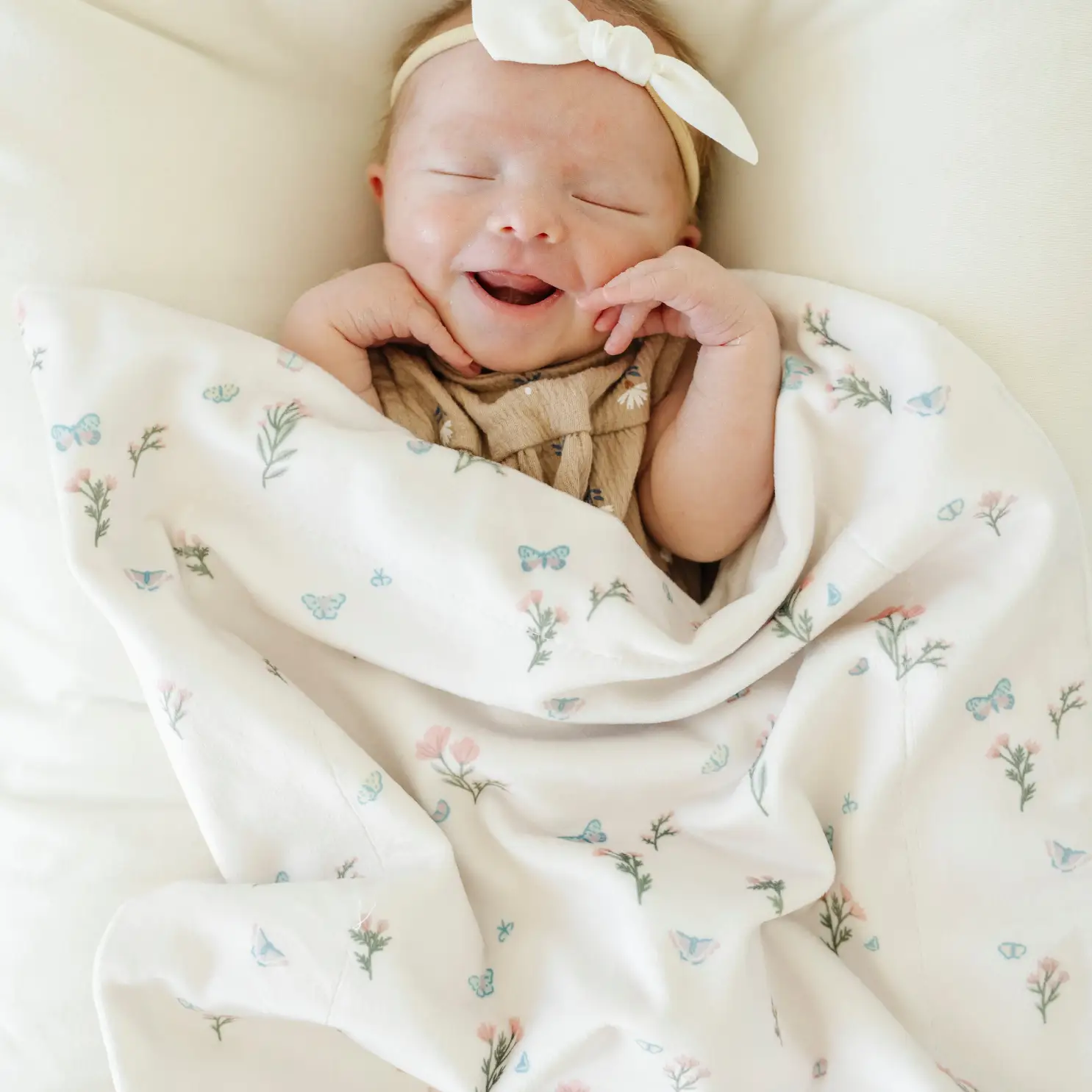 Minky Stretch Receiving Blankets by HouseOfZazla