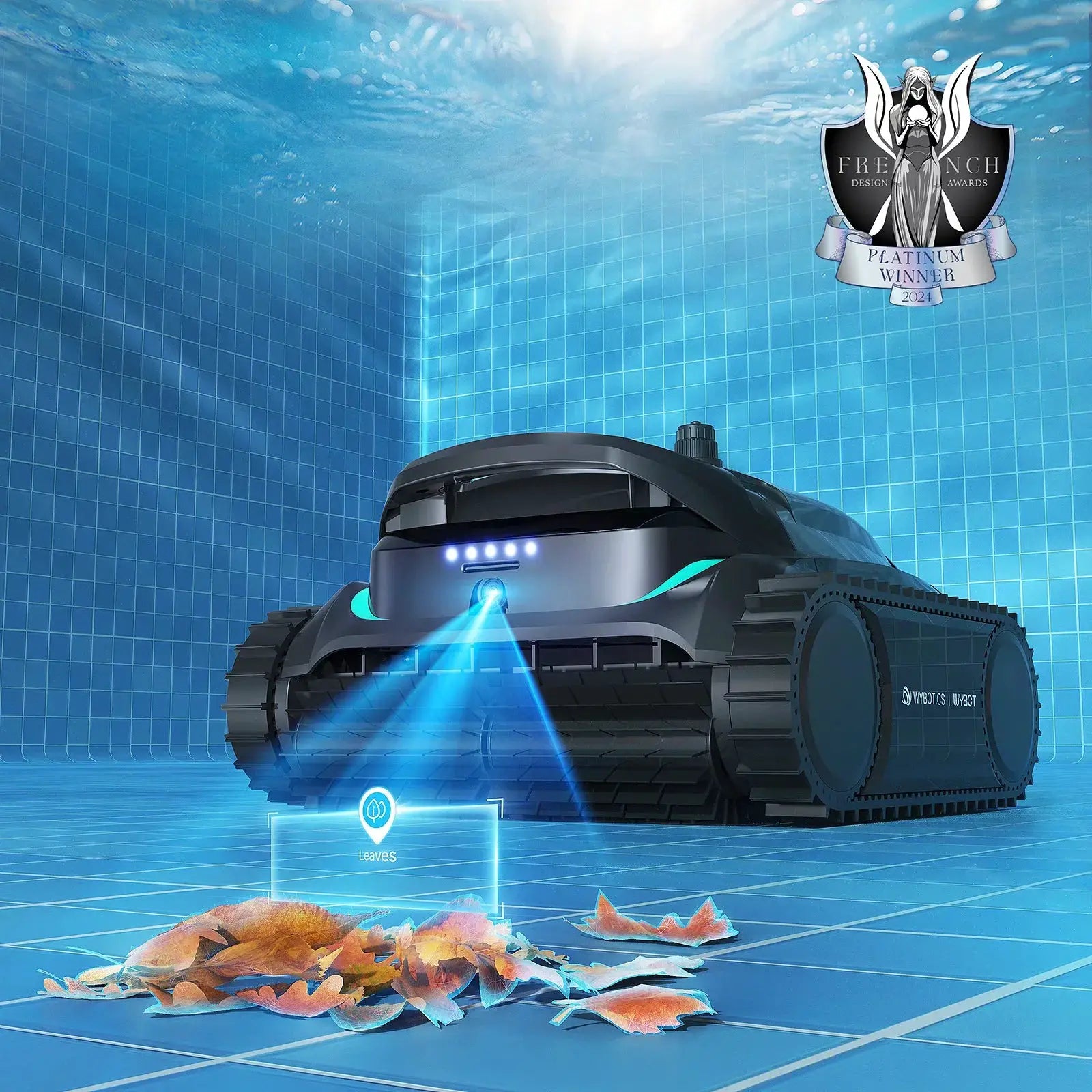 WYBOT M2 Vision Tech High-End Cordless Robotic Pool Cleaner by WYBOT