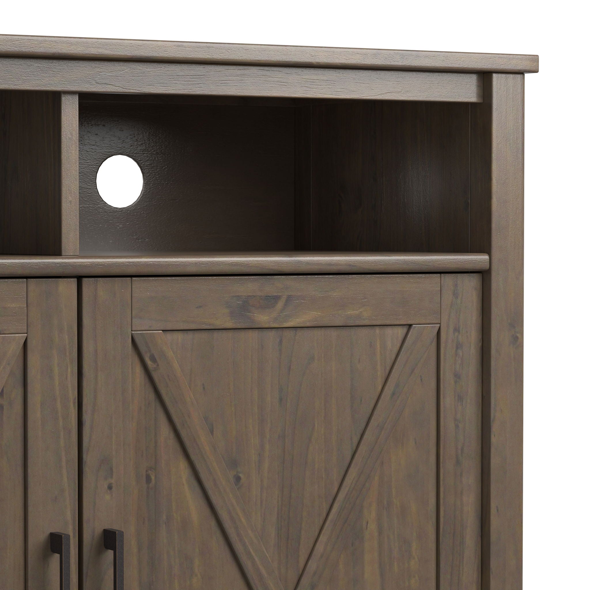 Ela - Medium Storage Cabinet - Smoky Brown by HouseOfZazla