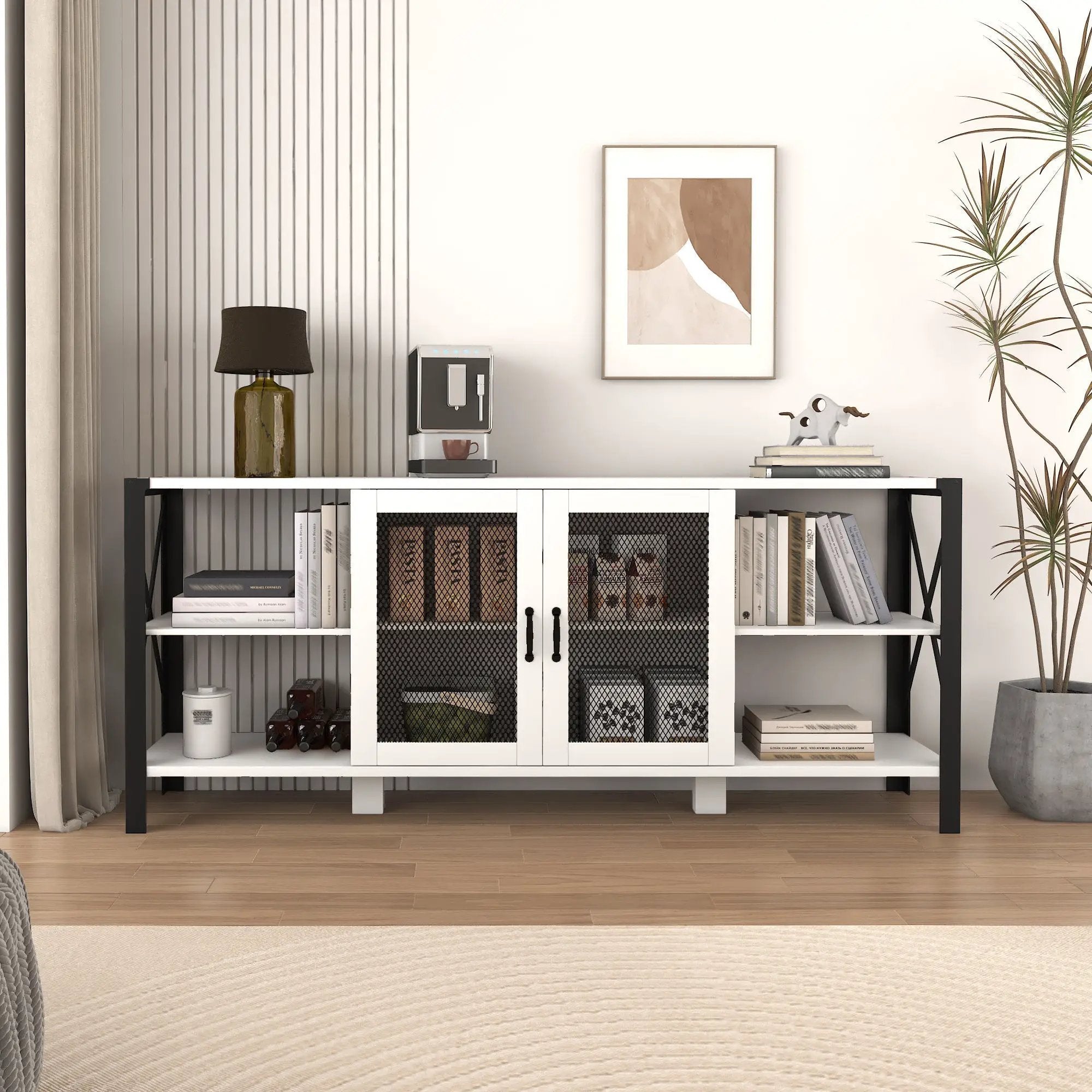 Industrial TV Stand for Living Room and Bedroom by HouseOfZazla