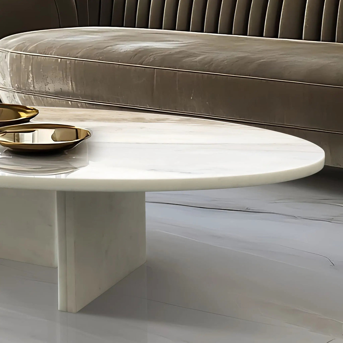 Luxury Coffee Table With Unique Veining, Unique Stone Design by HouseOfZazla