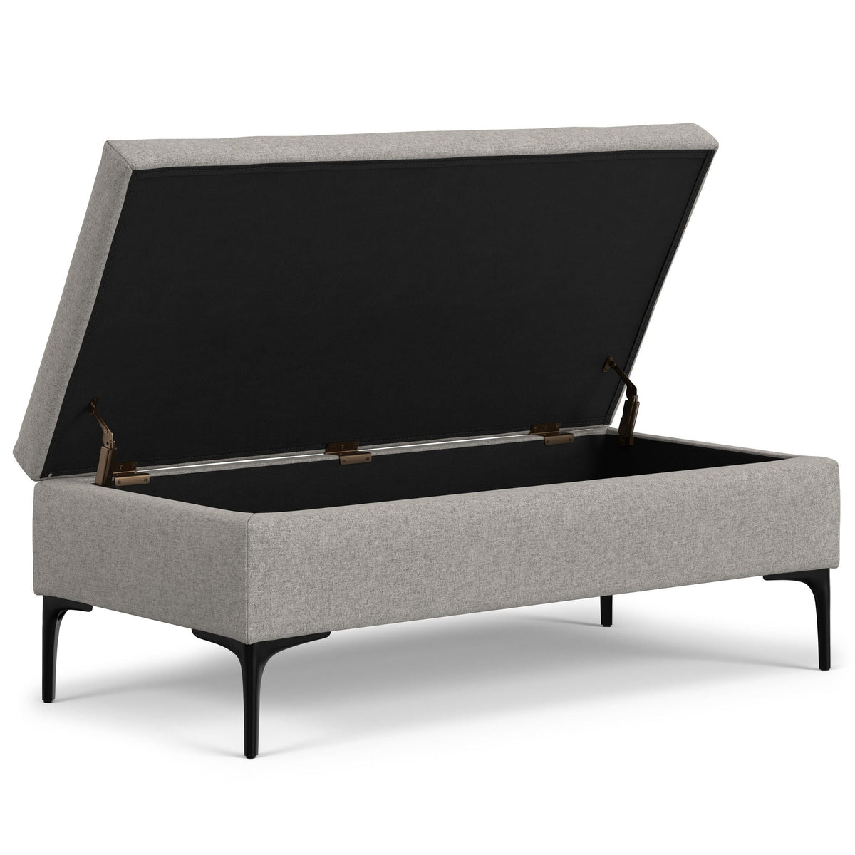 Multifunctional Coffee Table Storage Ottoman with Lift Up Lid - Gray, Dark Gray, Light Brown, photo 15 of 40