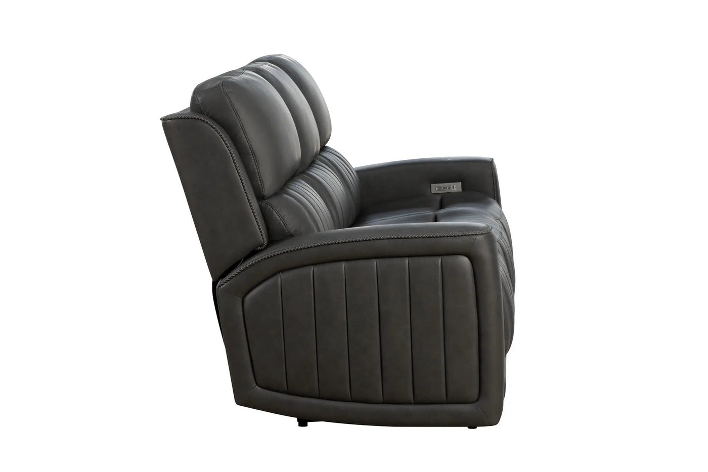 Pierce - Power Sofa With Power Recline, Power Headrest (Drop Down Table With Two Cup Holders)-Zero Gravity, Lumbar by Unique Piece Furniture