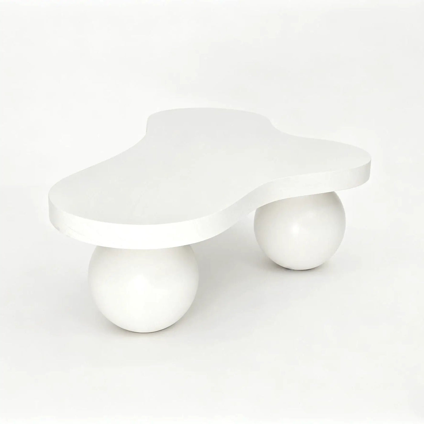 Cloud Shaped Coffee Table With 3 Ball Legs For Living Room by HouseOfZazla