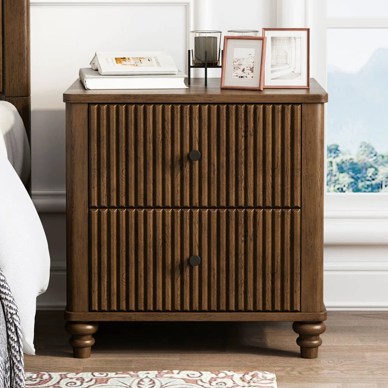 3 Piece Bedroom Set With Bed And 2 Nightstands by HouseOfZazla