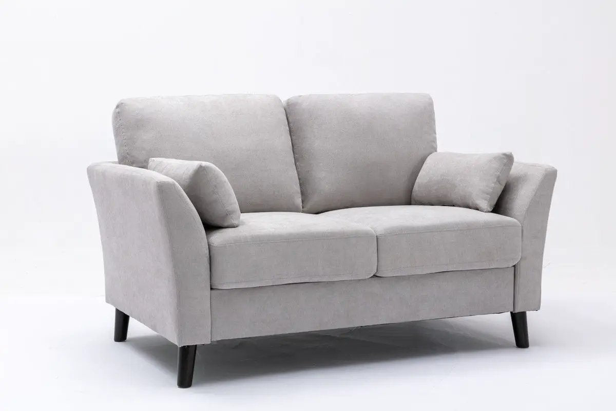 Damian - Woven Fabric Loveseat by HouseOfZazla