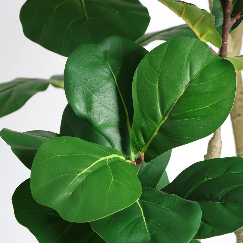 7FT Artificial Fiddle Leaf Fig Tree, Realistic Faux Potted Plant by HouseOfZazla