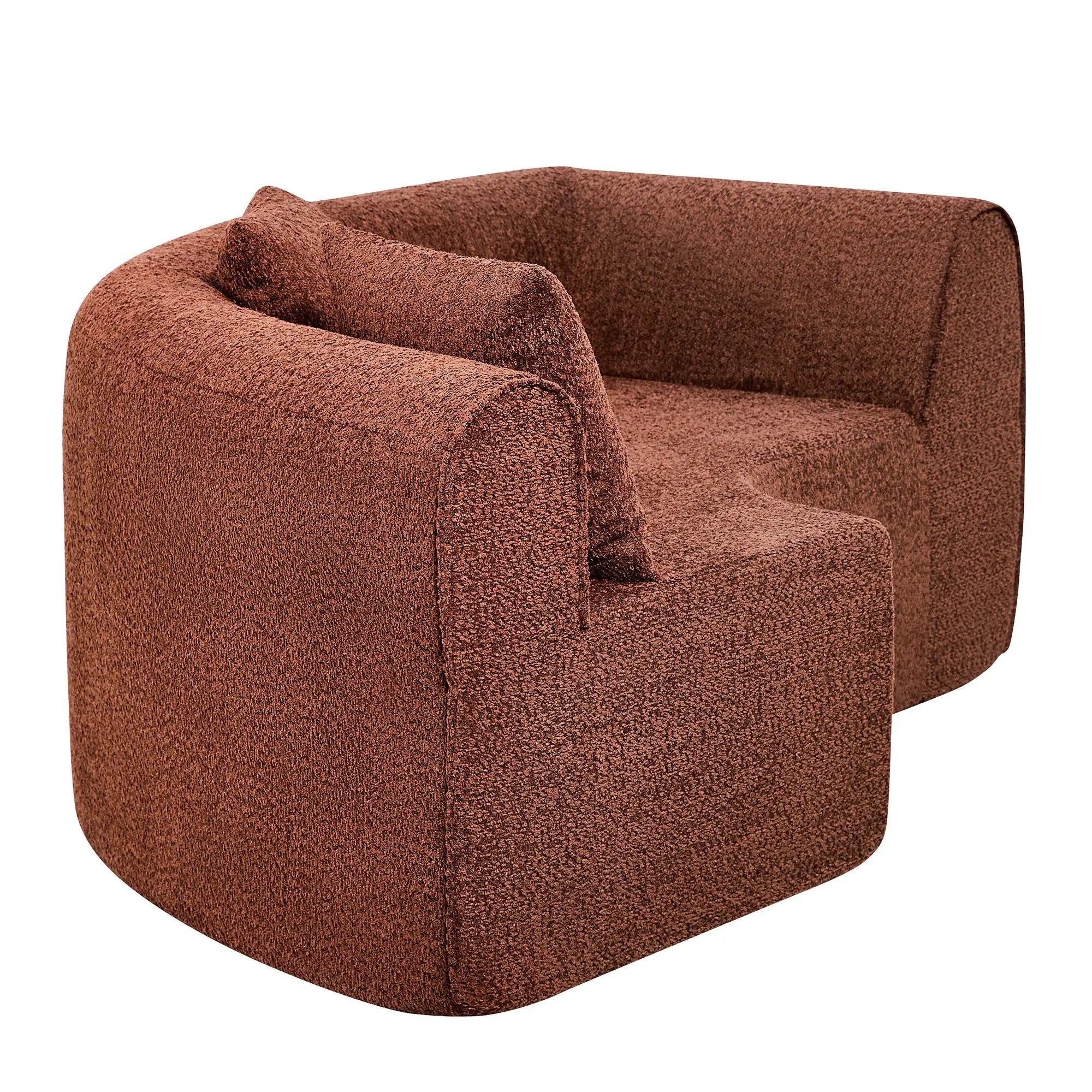 110" Modern Curved L-Shaped Modular Sectional Sofa by HouseOfZazla