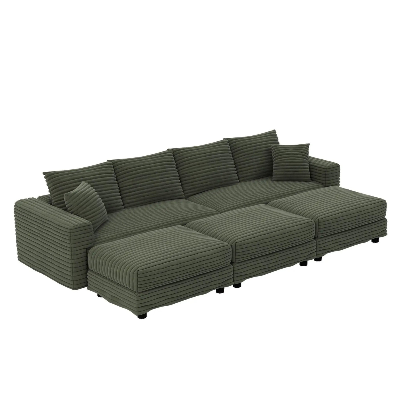 Modern Comfy Upholstered Sofa Cloud Couch & Deep Seat Couches by HouseOfZazla