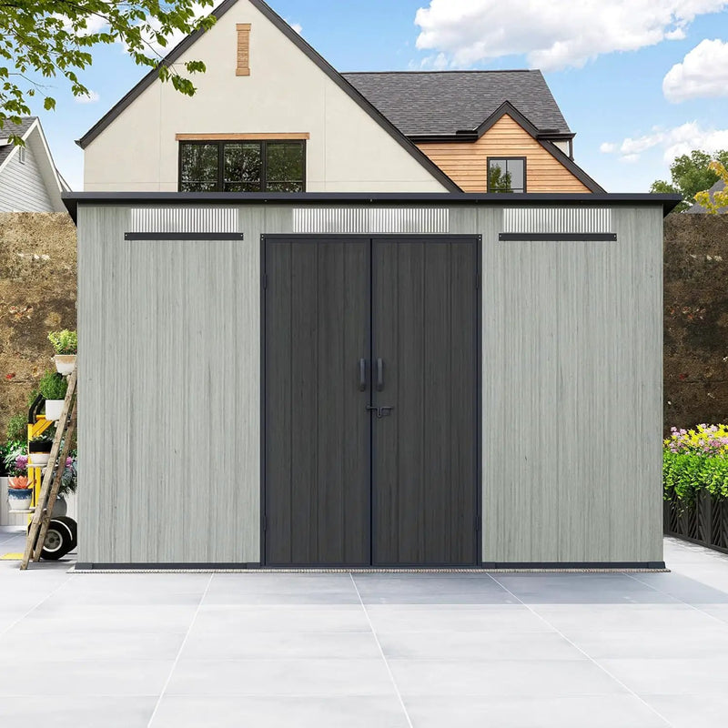 6x11FT Outdoor Resin Storage Shed by HouseOfZazla