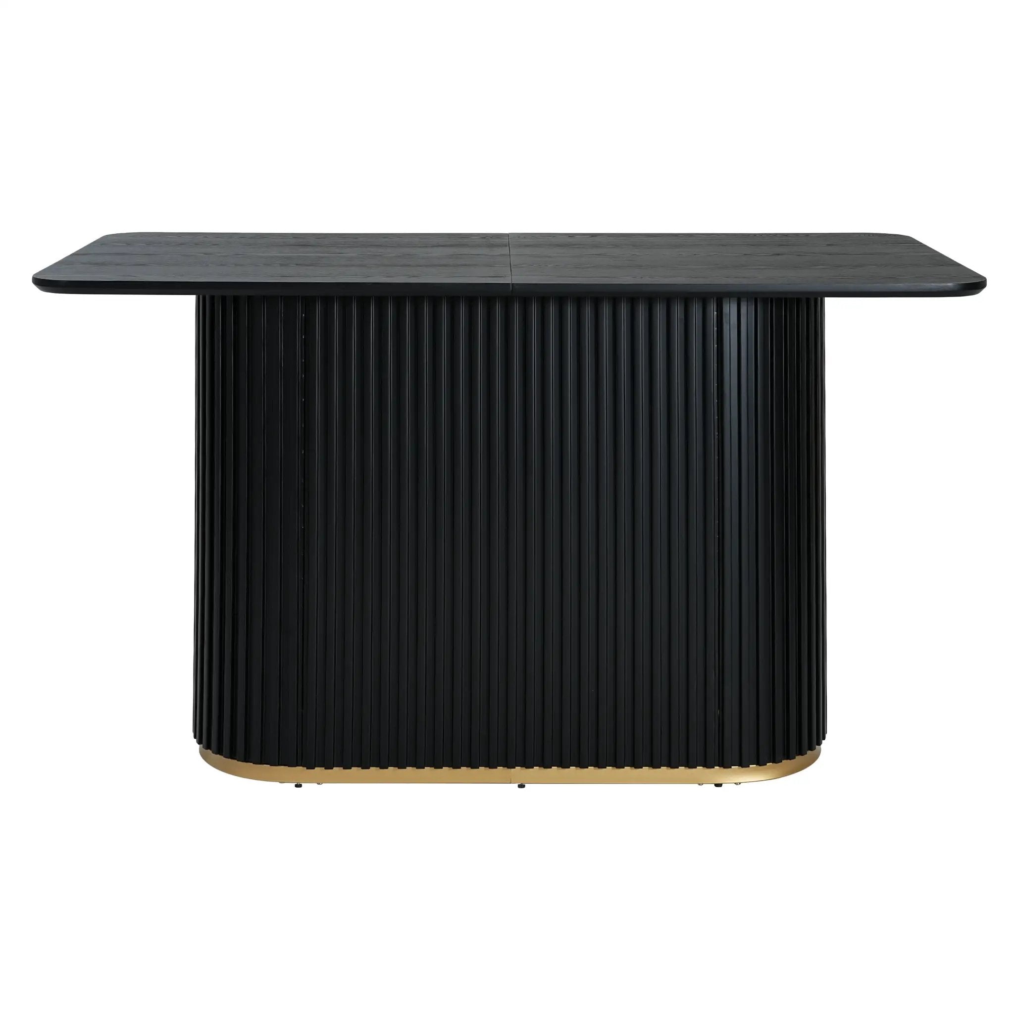 63"L Counter Table - Black by HouseOfZazla