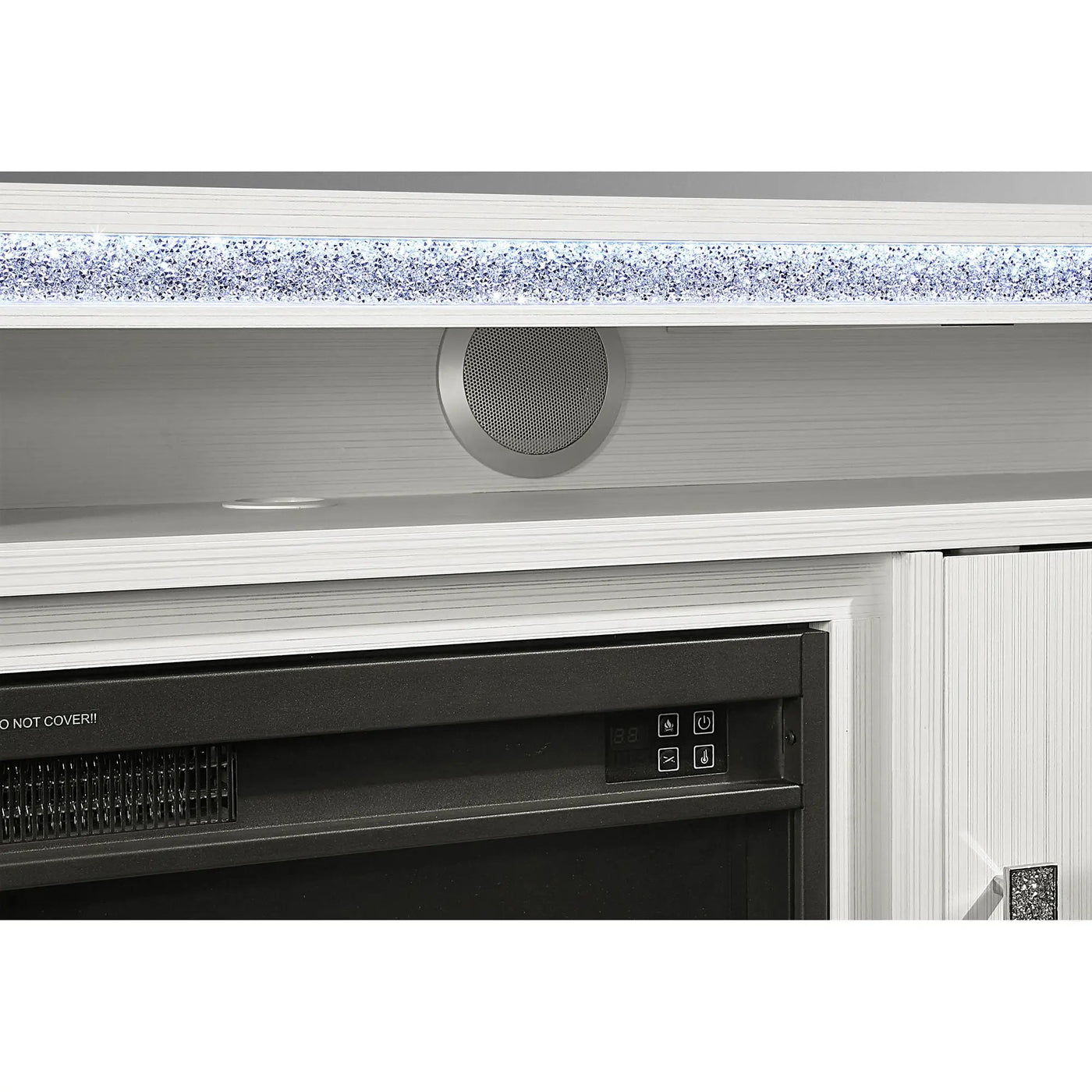 Almera - Fireplace With Adjustable Temperature And LED Options by HouseOfZazla