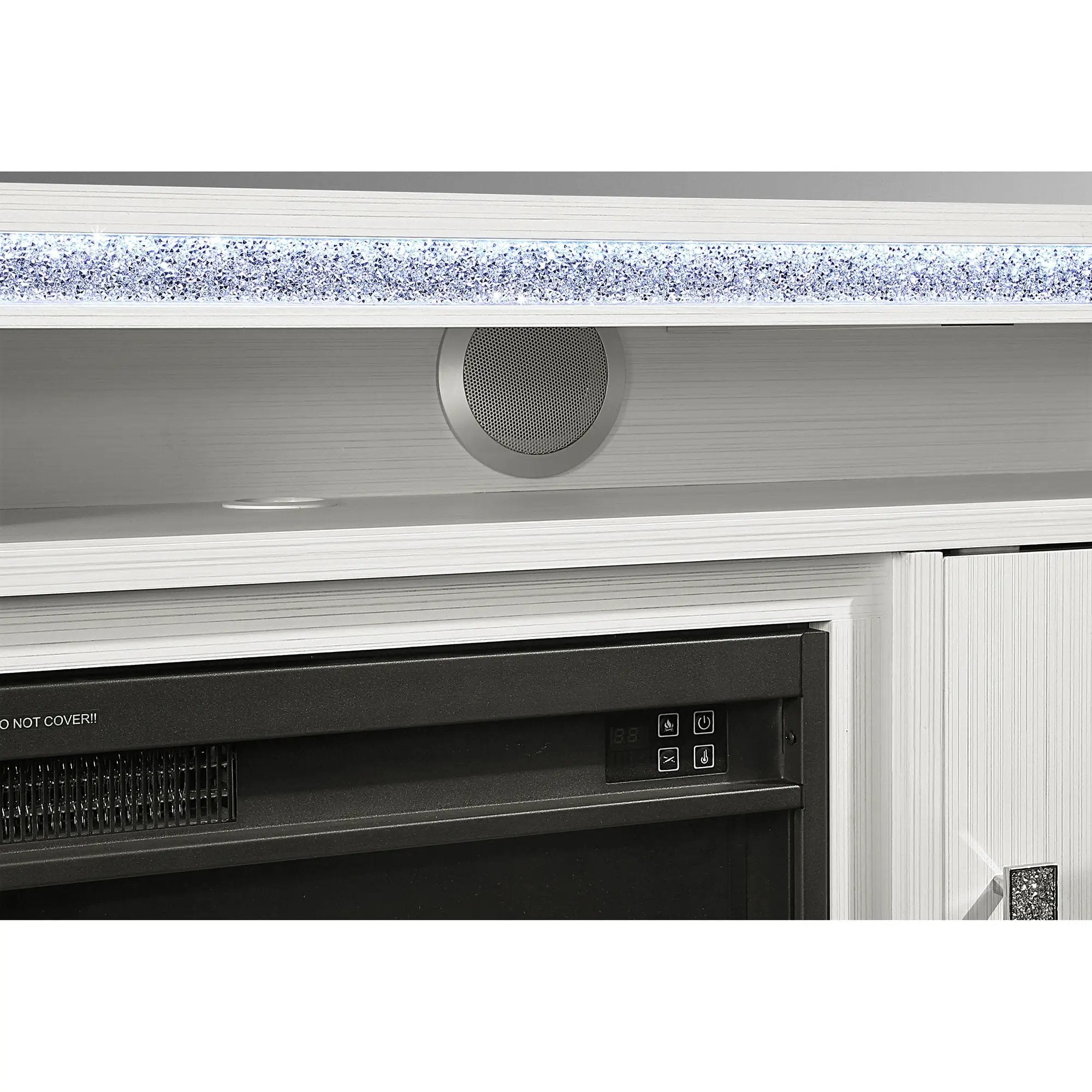 Almera - Fireplace With Adjustable Temperature And LED Options by HouseOfZazla