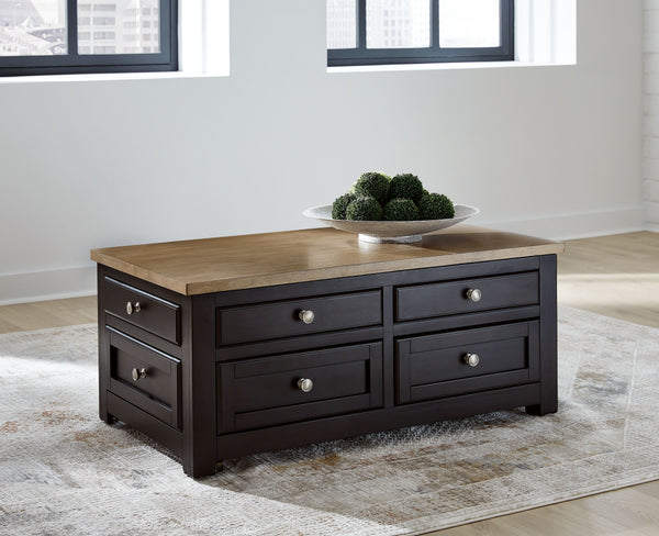 Drazmine - Lift Top Cocktail Table - Brown, photo 2 of 7