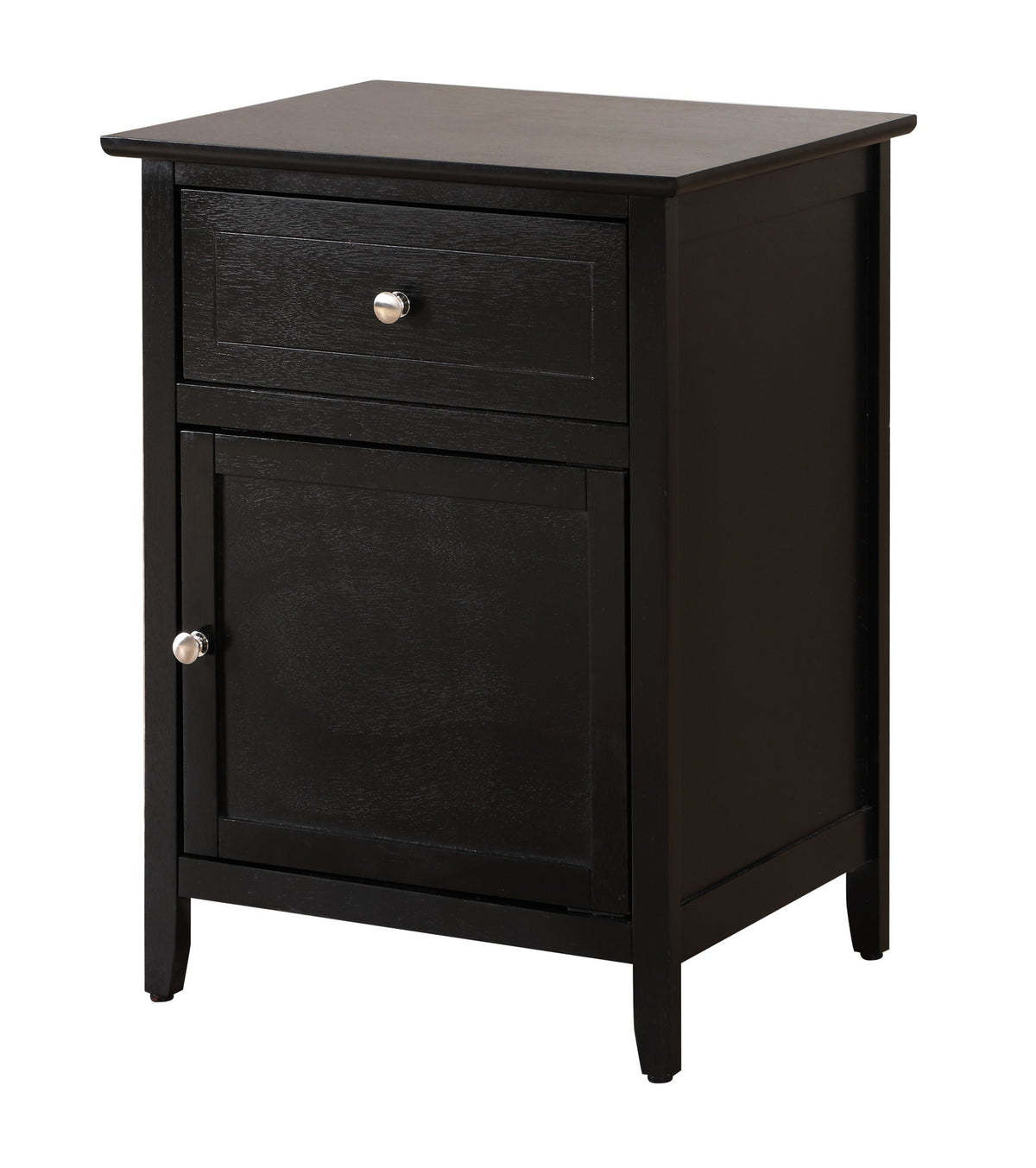 1 Drawer / 1 Door Nightstand with Durable Wood Construction - Multiple Colors, photo 11 of 37