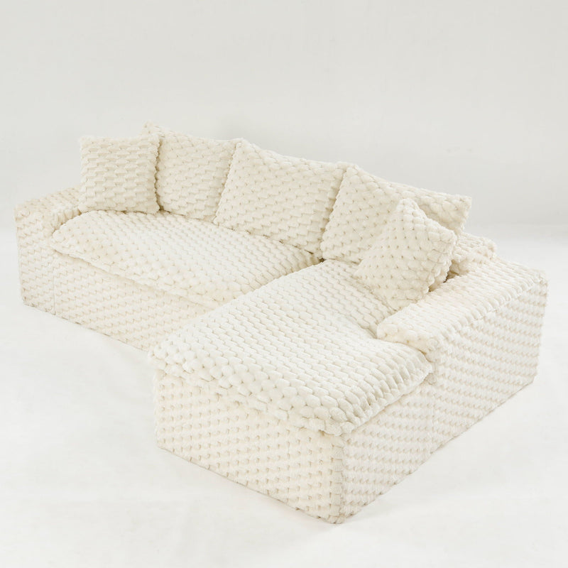 Modular Sofa, Convertible Twin Seat With Chaise Lounge by HouseOfZazla
