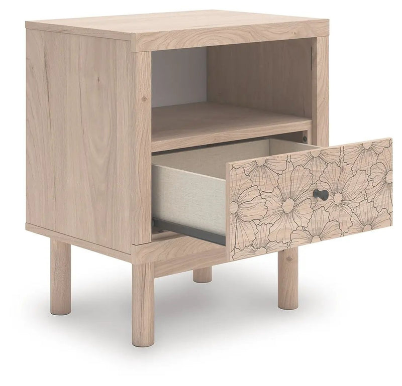 Arloster - One Drawer Night Stand - Tan by Unique Piece Furniture