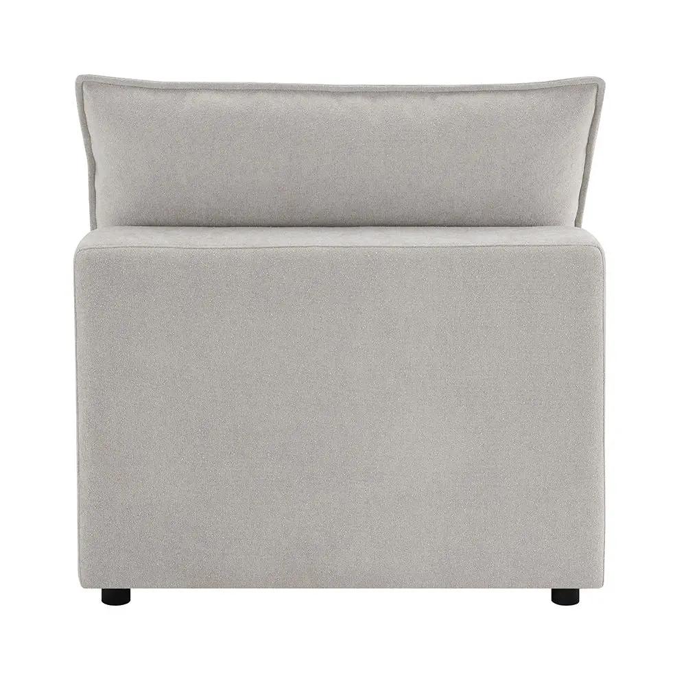 Marisa - Modular Armless Chair - Beige Boucle by Unique Piece Furniture