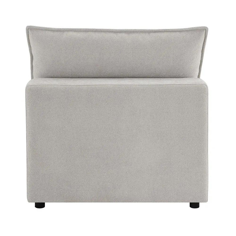 Marisa - Modular Armless Chair - Beige Boucle by Unique Piece Furniture