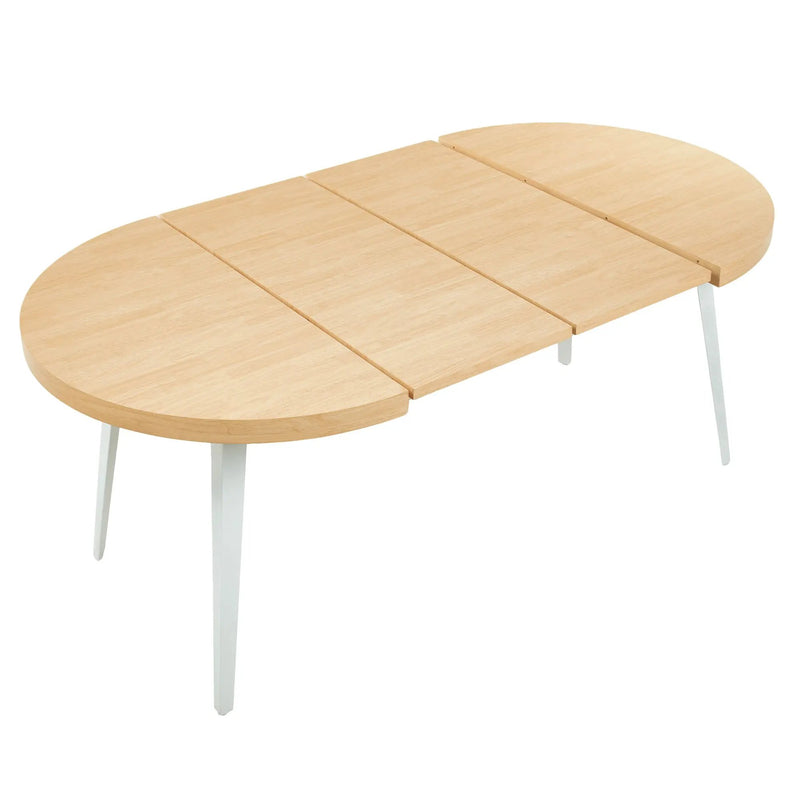 Extendable Dining Table with Metal Legs by HouseOfZazla