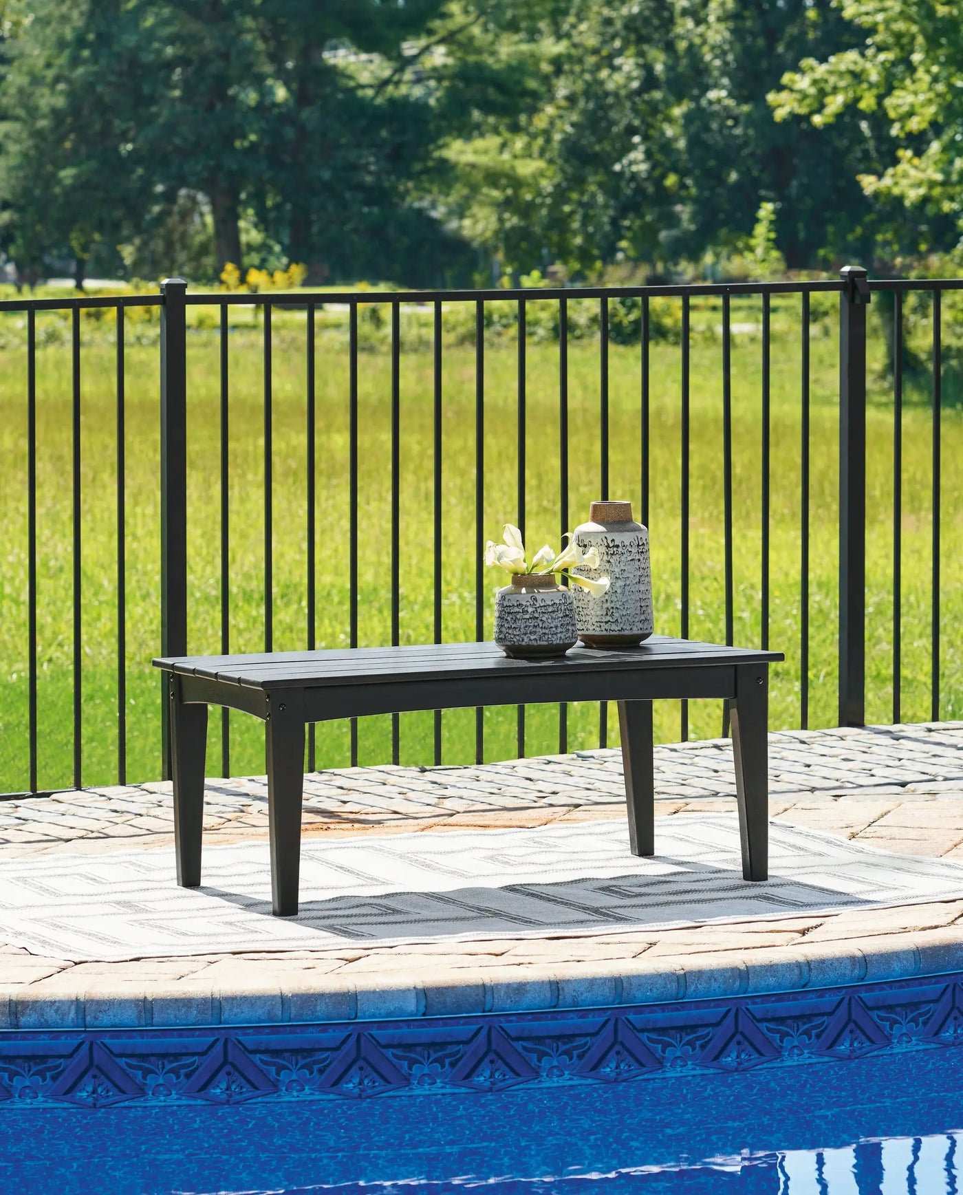 Hyland Wave - Rectangular Cocktail Table by Unique Piece Furniture