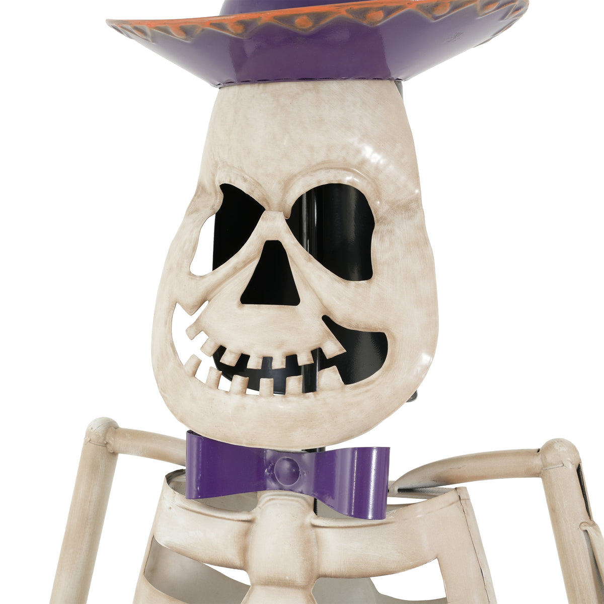 Halloween Skeleton Guitar Yard Decoration with Guitar - Metal, photo 4 of 10