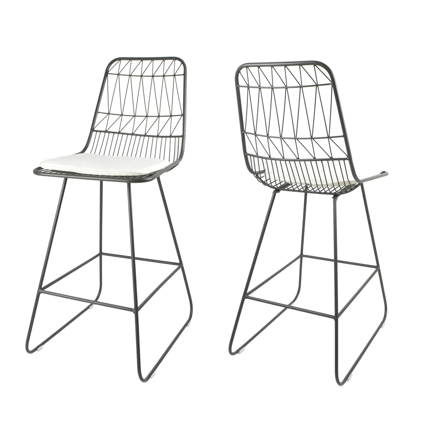 Yearning Iron Counter Stool With Water Resistant Cushion by HouseOfZazla