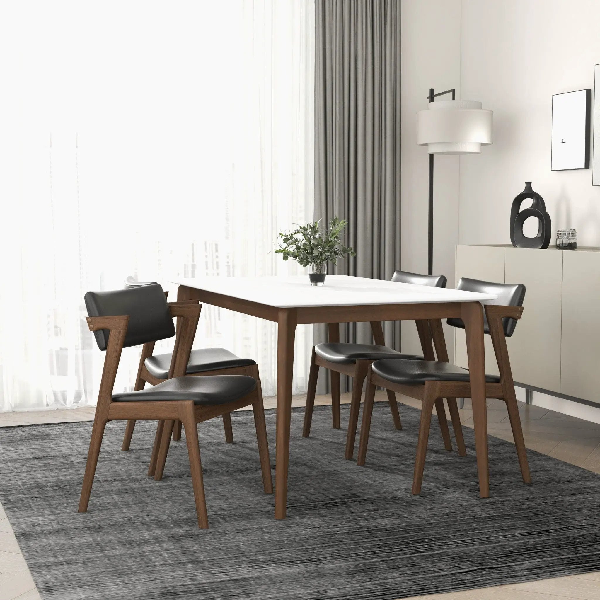 Edwin - Mid-Century Modern Dining Chair (Set of 2) by Unique Piece Furniture