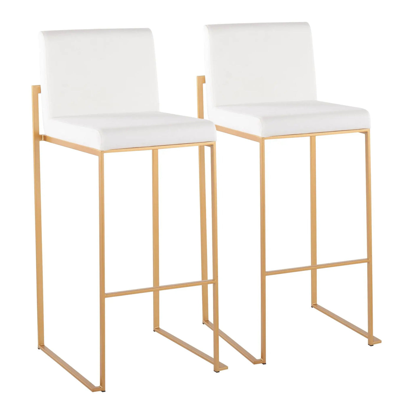 Fuji - Contemporary Design High Back Barstool by HouseOfZazla