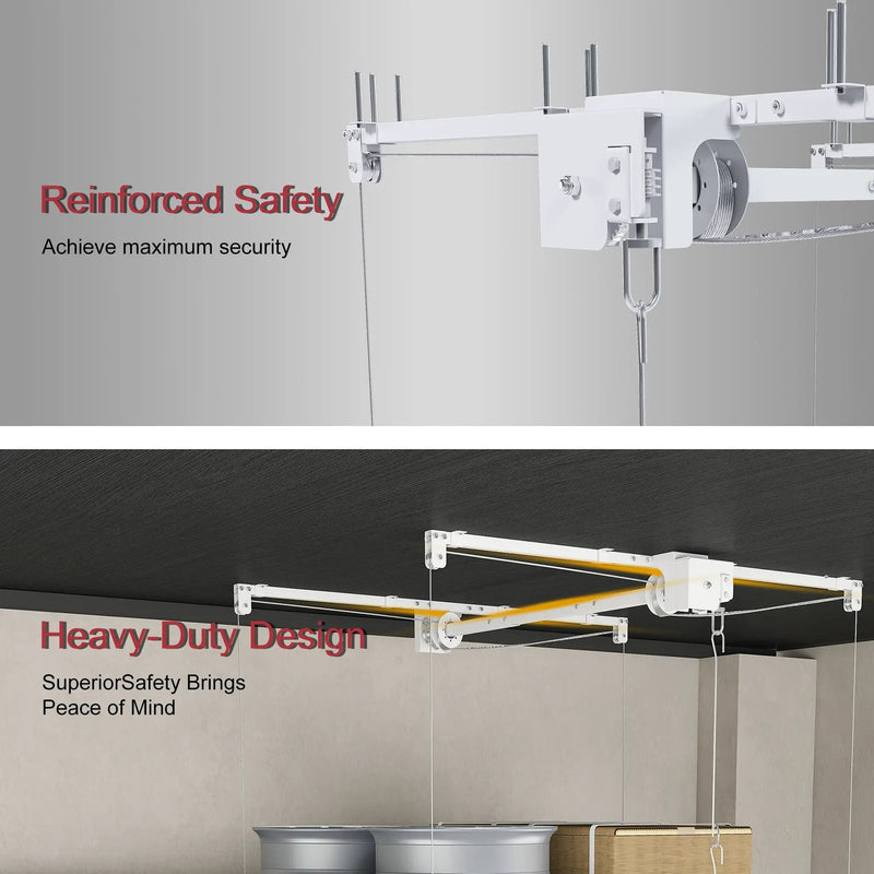 Overhead Garage Storage Rack - 4x8 FT by HouseOfZazla