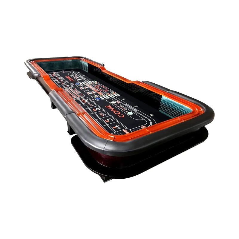 12FT Casino Style Craps Table With Full Drink Rail And Cushion Rim Cover (SAK35098) by SAKSBY WHOLESALE