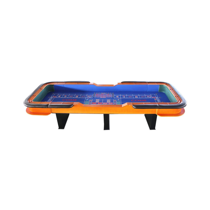 12FT Deluxe Casino Craps Game Table With Full Drink Rail (SAK68021) by SAKSBY WHOLESALE