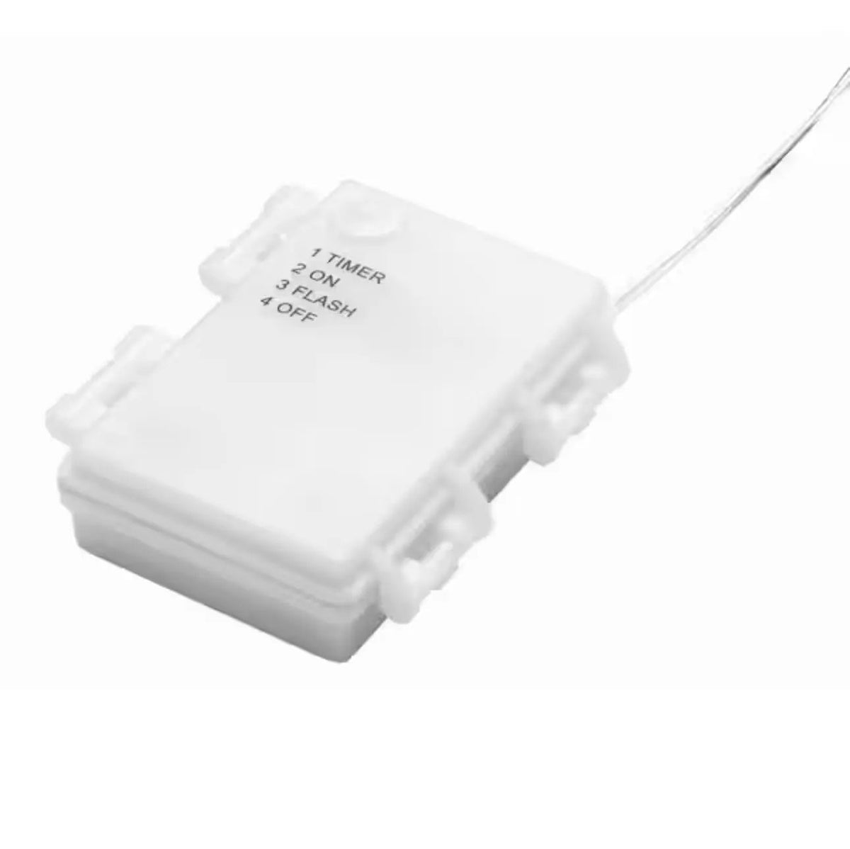 12Ft SmartYard Battery Operated Metal Indoor Integrated LED String Lights 10-Light by Outdoor Solar Outlet