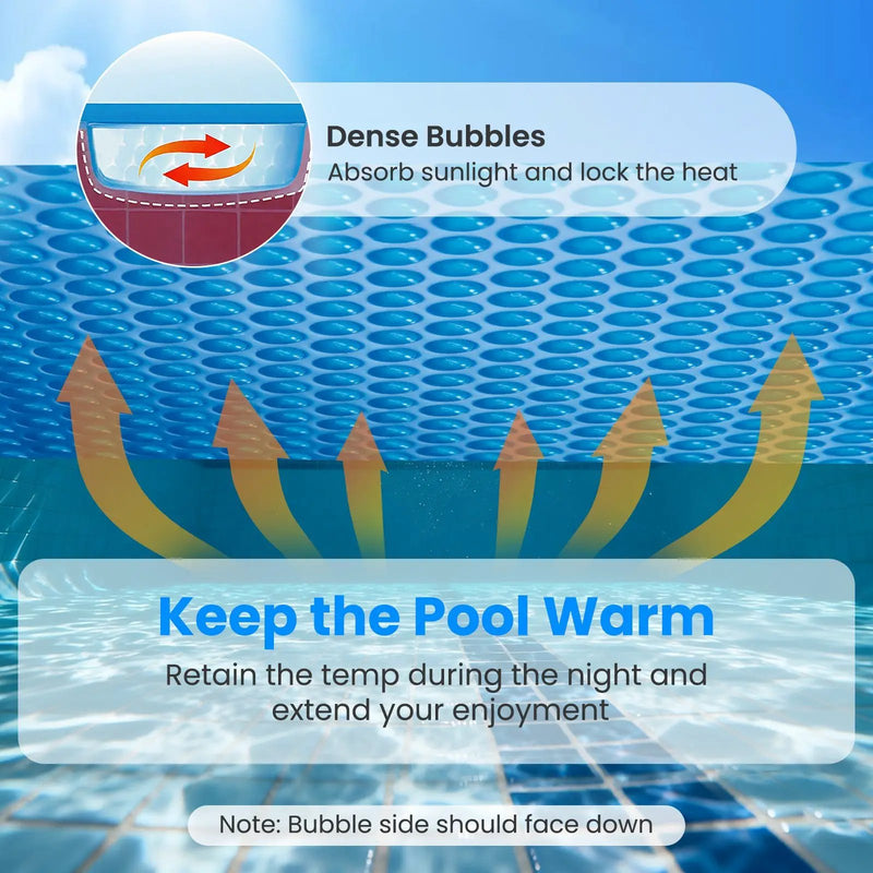 12ft x 30in Round Above Ground Swimming Pool with 12 ft Pool Cover by DirectDeals