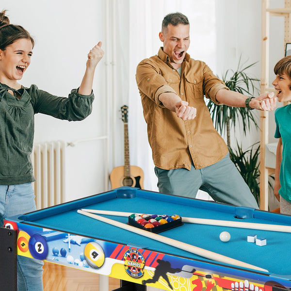 12-in-1 Combo Game Table Set with Foosball Air Hockey Pool Chess and Ping Pong, photo 2 of 8