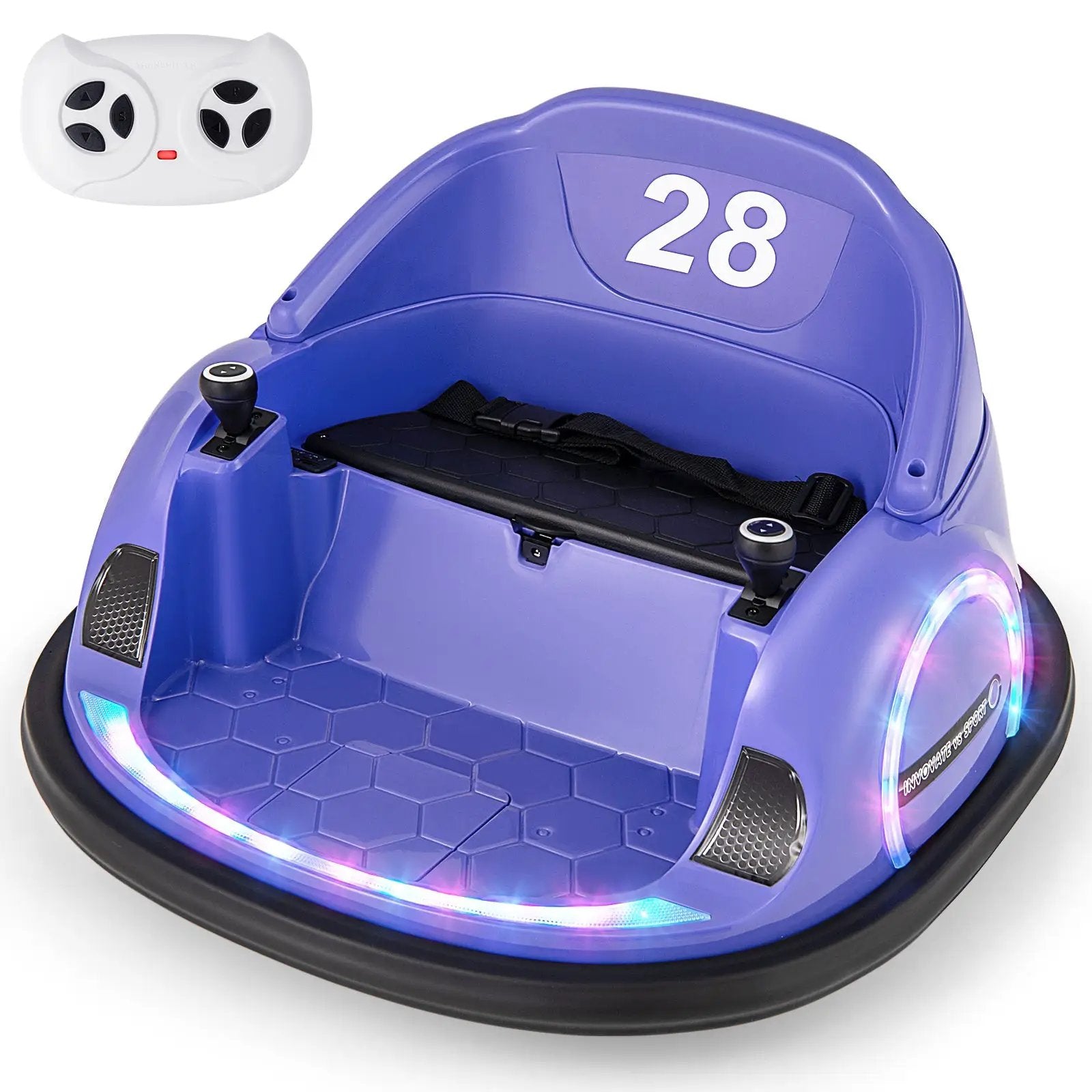 12V Ride On Bumper Car with Remote Control for Toddlers by DirectDeals