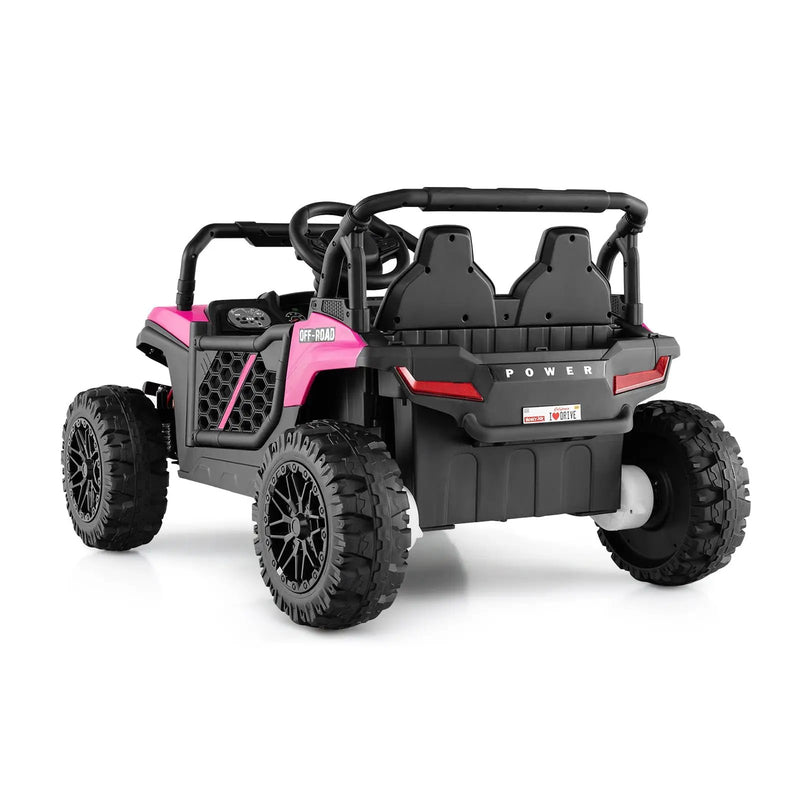 12V Kids Ride on Truck Off-Road UTV with Parental Remote and Lights by DirectDeals
