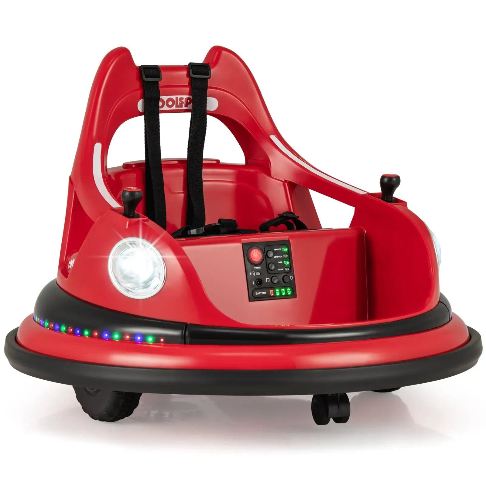 12V Kids Ride On Bumper Car with Remote Control and Dual Joysticks by DirectDeals