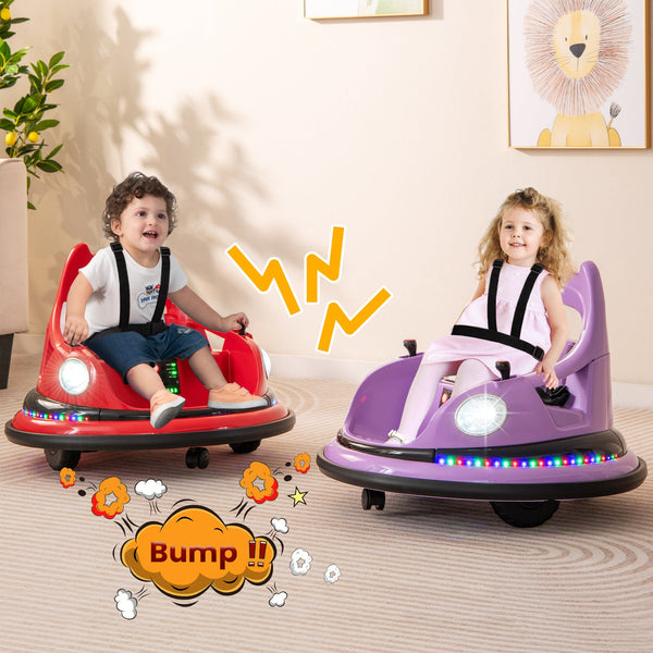 12V Kids Ride On Bumper Car with Remote Control and Dual Joysticks, photo 2 of 32