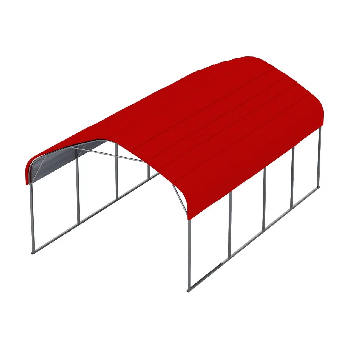 12x20 ft Heavy Duty Metal Garage Carport by Chery Industrial