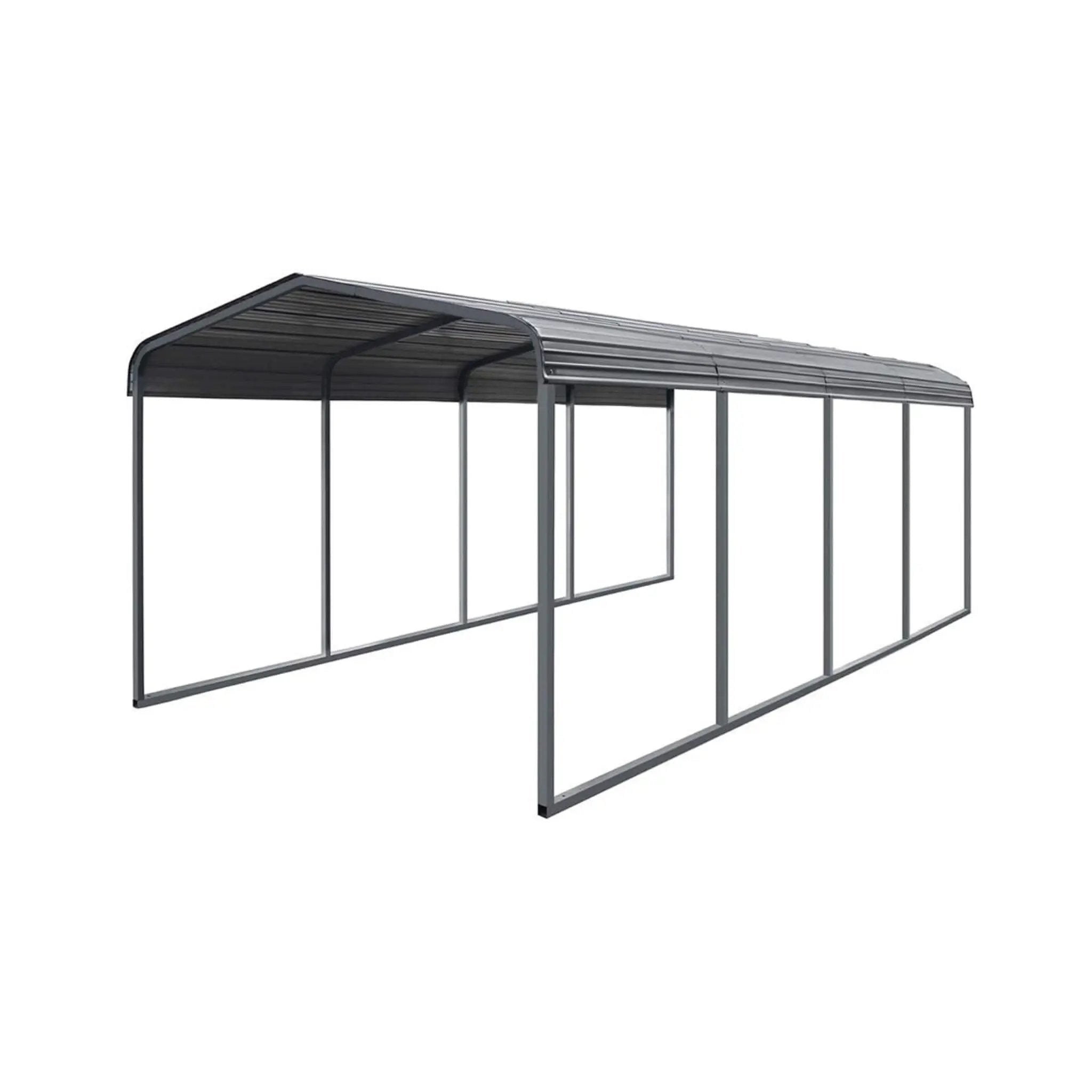 [12X20FT] Alora Premium Heavy-Duty Outdoor Canopy Garage Shelter With Galvanized Metal Roof (SAK91523) by SAKSBY WHOLESALE