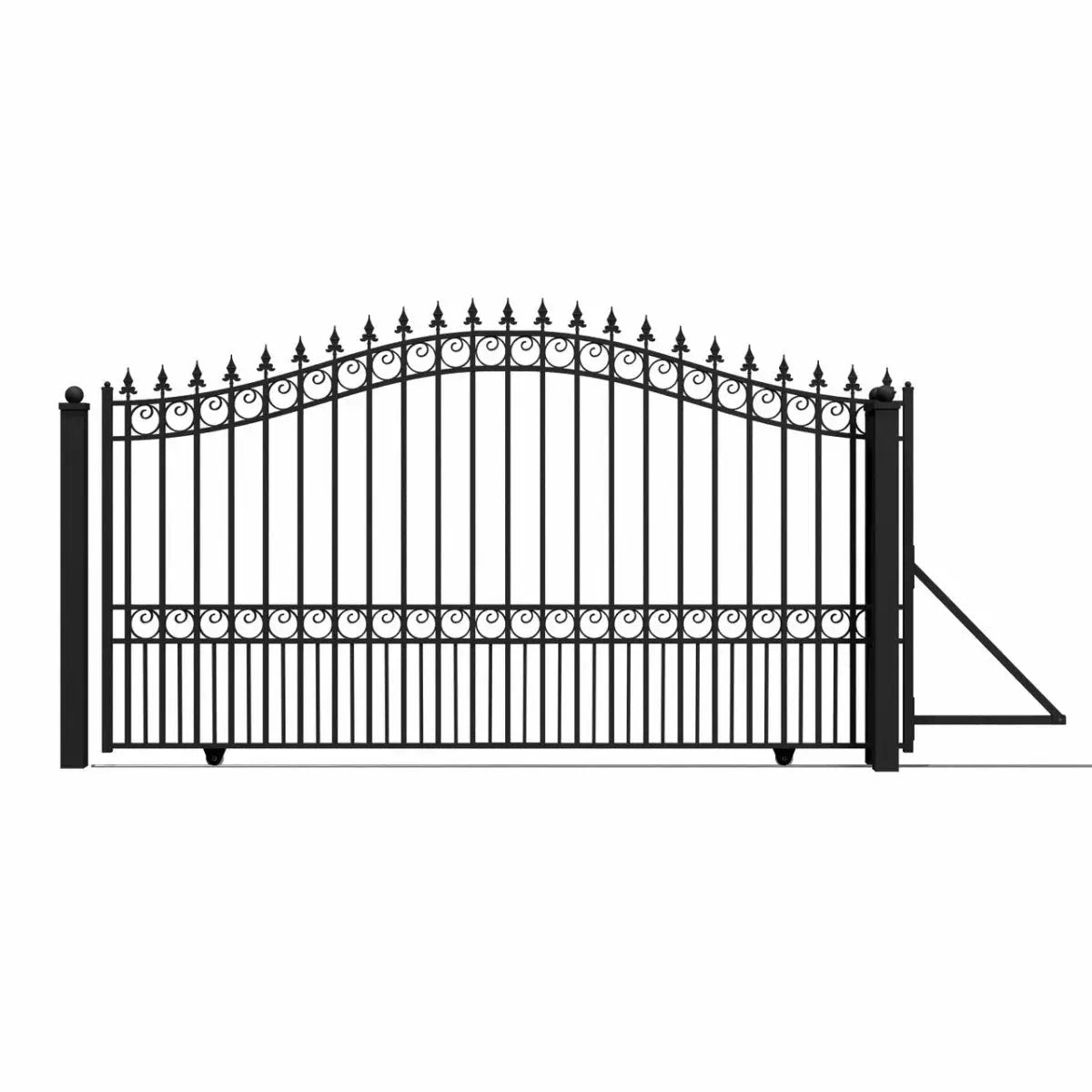 12x6 ft Steel Sliding Driveway Gate by Chery Industrial