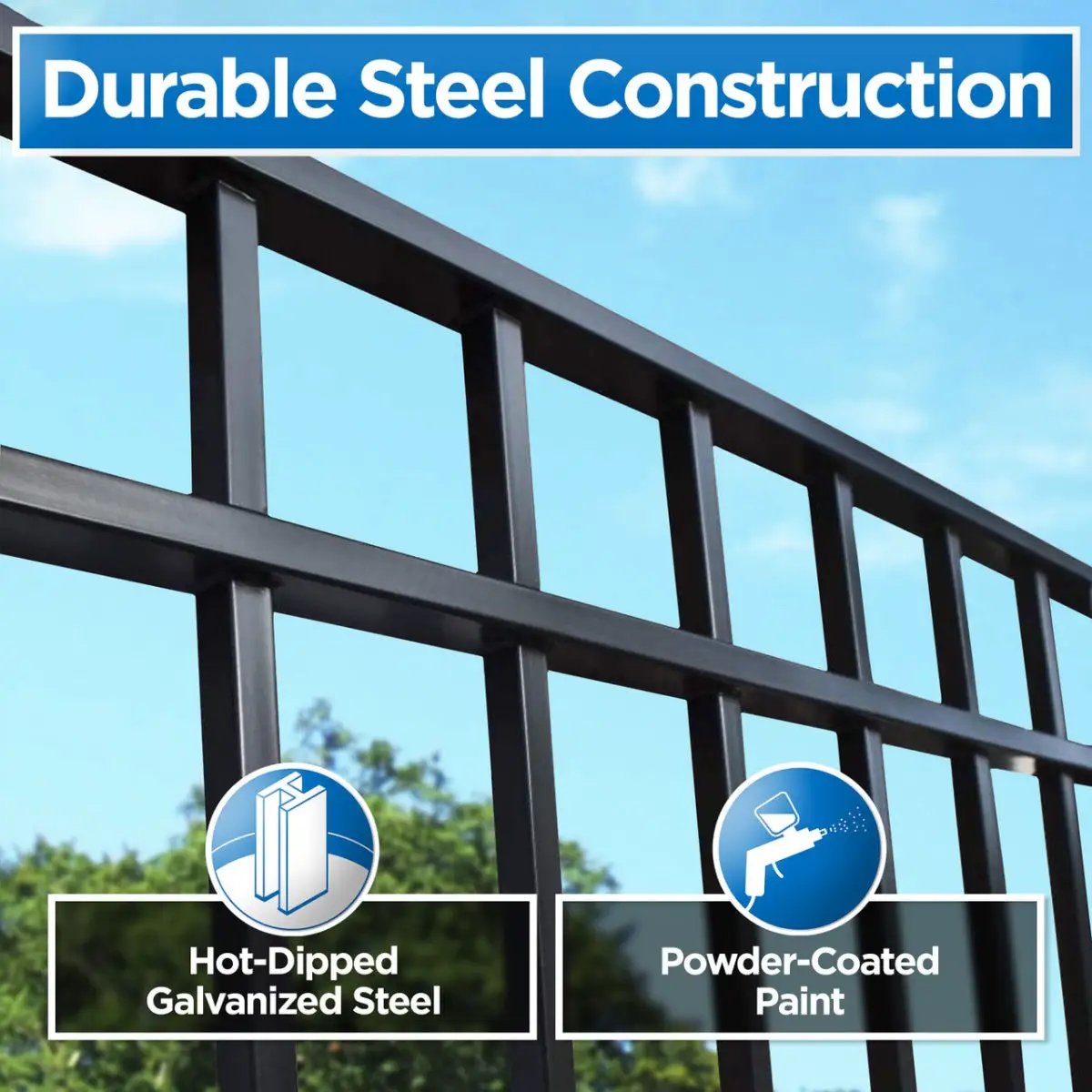 14x6 ft Steel Sliding Driveway Gate by Chery Industrial