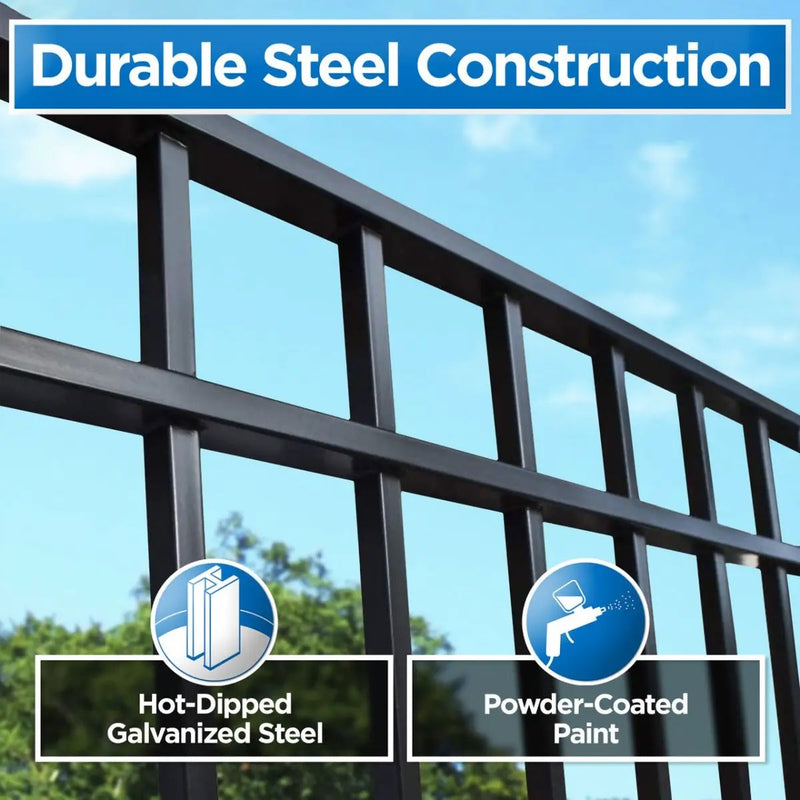 14x6 ft Steel Sliding Driveway Gate by Chery Industrial