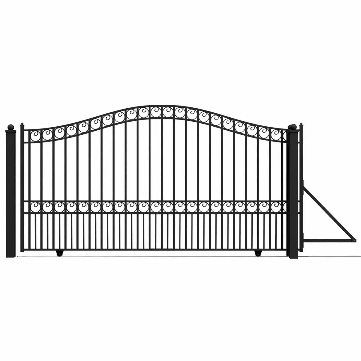 12x6 ft Steel Sliding Driveway Gate by Chery Industrial
