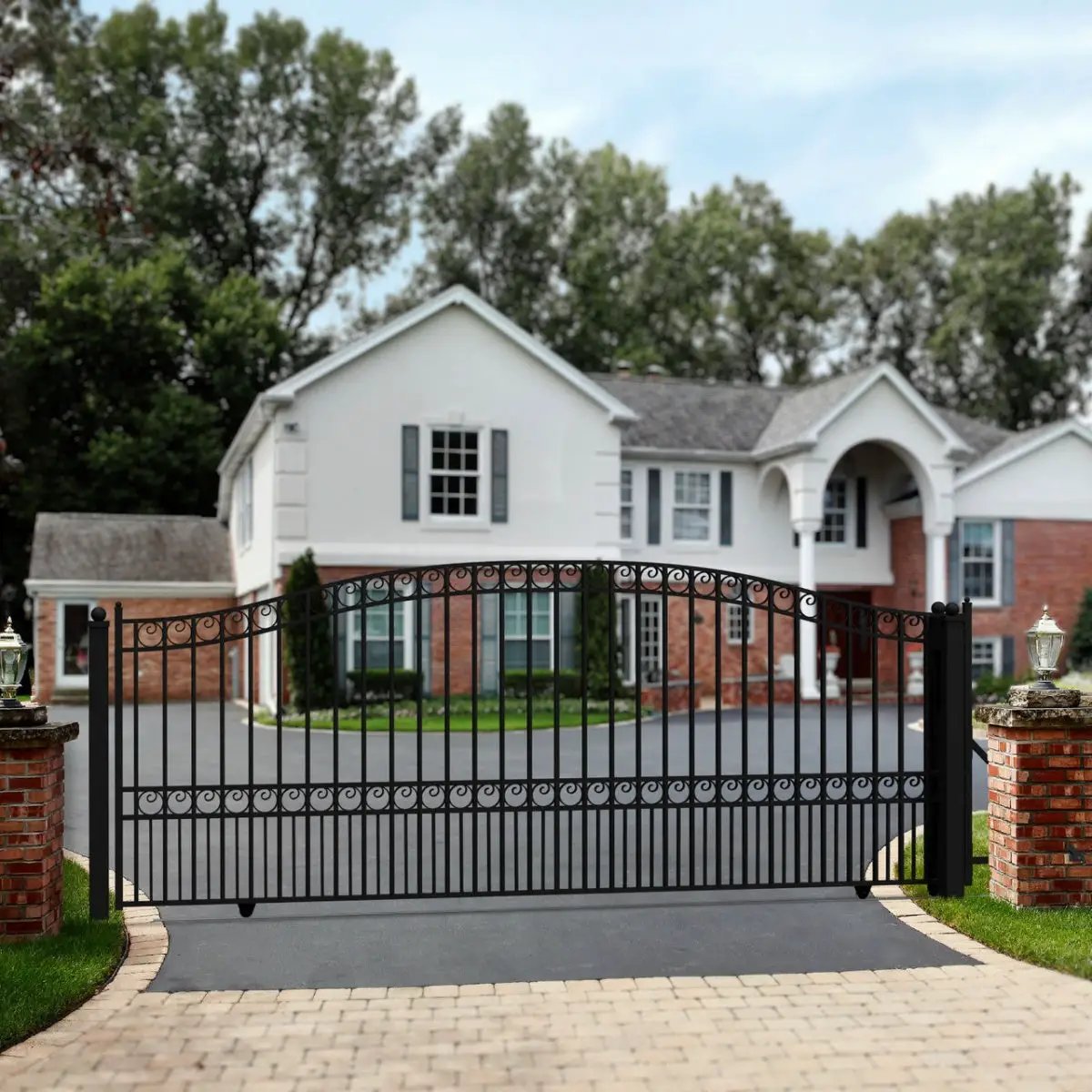 14x6 ft Steel Sliding Driveway Gate by Chery Industrial